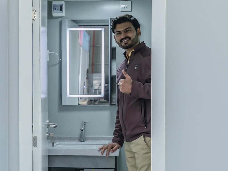 Toilette portatile da esterno XL per una persona
