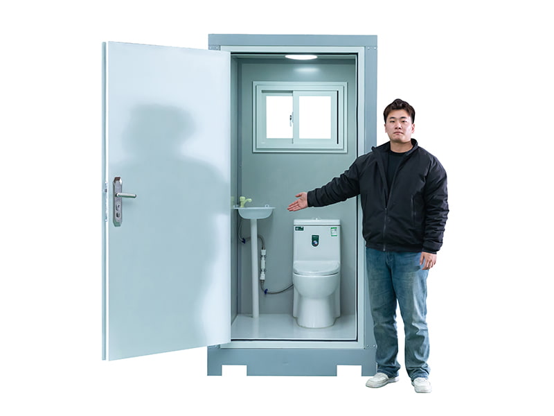 Toilette portatile da esterno per una sola persona