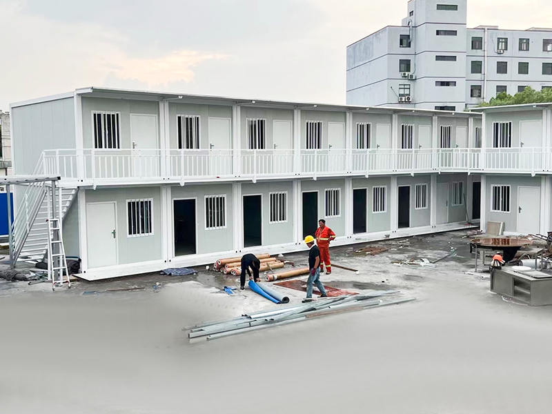 Stanza container ad assemblaggio rapido, dormitorio temporaneo del cantiere di costruzione del Myanmar