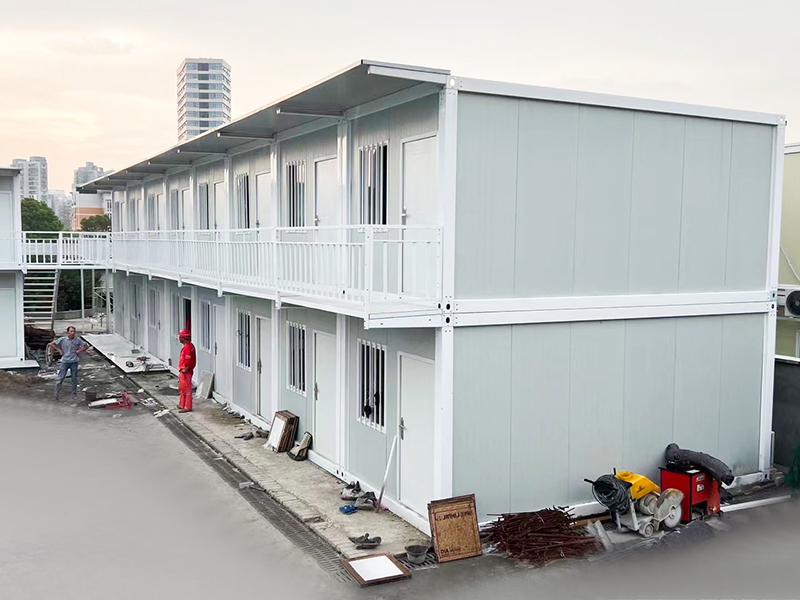 Stanza container ad assemblaggio rapido, dormitorio temporaneo del cantiere di costruzione del Myanmar