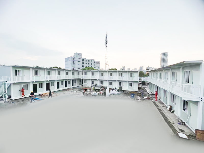 Stanza container ad assemblaggio rapido, dormitorio temporaneo del cantiere di costruzione del Myanmar
