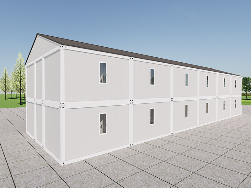 Dormitorio dei dipendenti coreani, camera container condivisa veloce