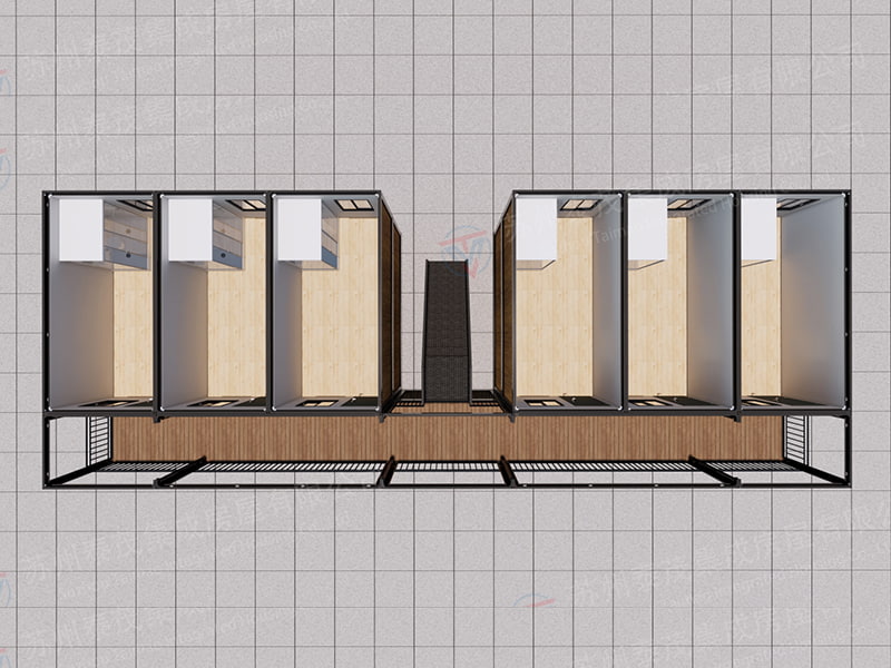 Camera container ad assemblaggio rapido in stile hotel filippino