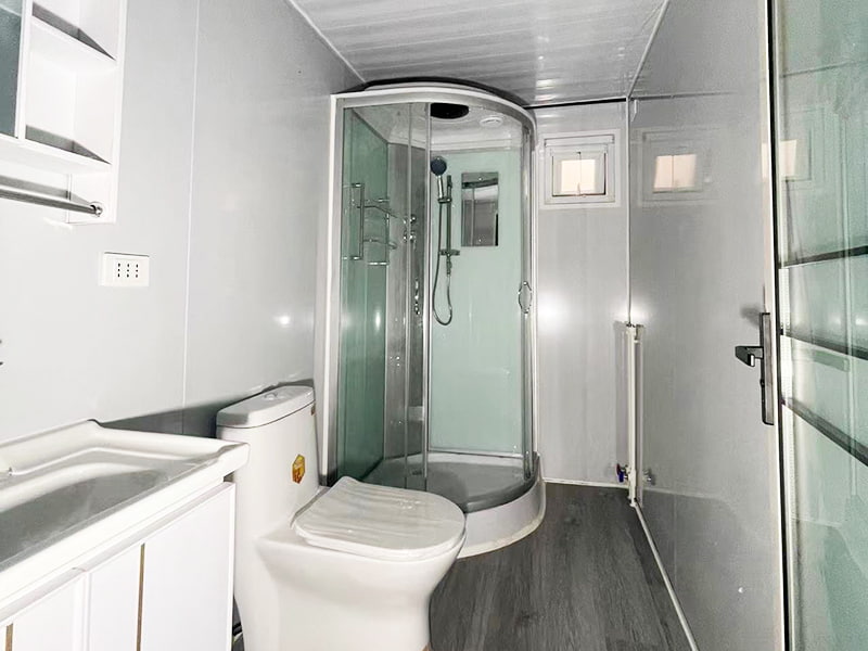 Camera container espandibile residenziale a doppia ala