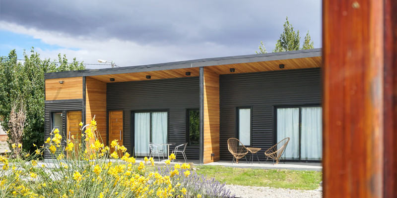 Spazi abitativi: appartamenti, dormitori, ville container